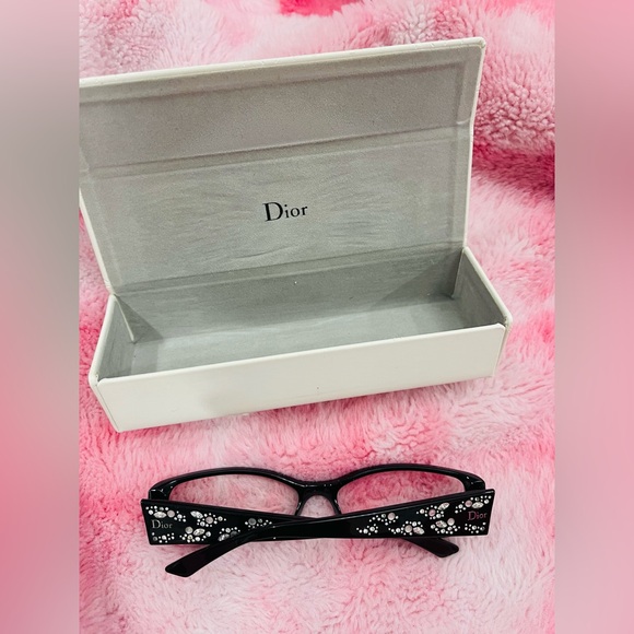 NWOT Christian Dior women’s eyeglasses eyewear beautiful fancy 🎁 black birthday